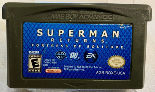 Superman Returns Fortress of Solitude Gameboy Advance