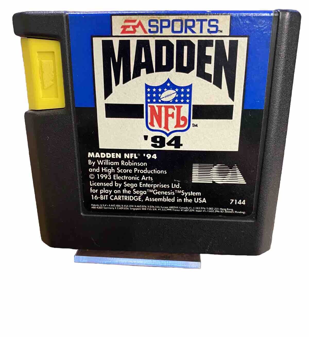 Madden NFL 94 - Sega Genesis