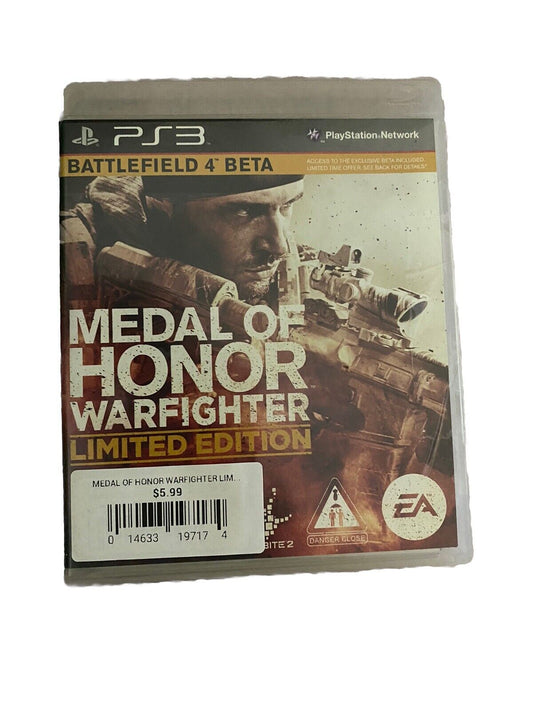 Medal Of Honor Warfighter Limited Edition-PS3