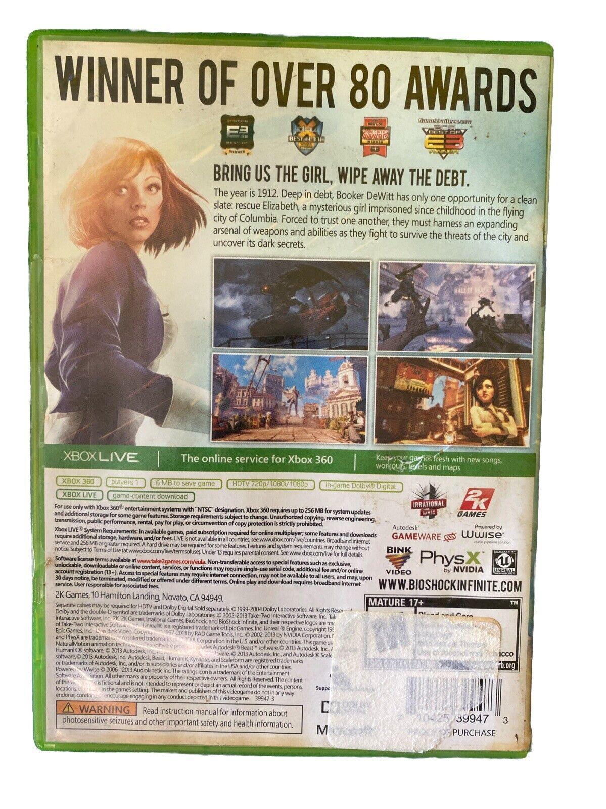 Bioshock Infinite-Xbox 360