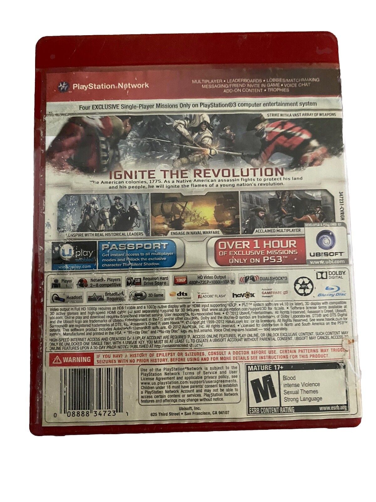 Assassins Creed III Greatest Hits-PS3