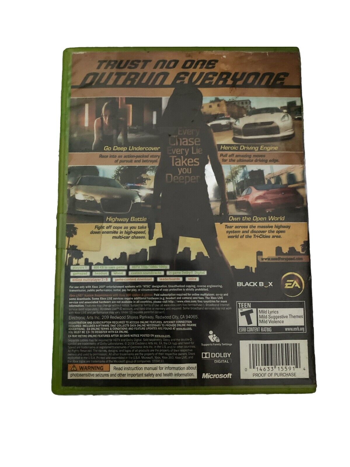 Need For Speed Undercover-Xbox 360