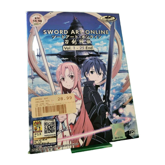 Sword Art Online Season 1 DVD 1-25 End Japanese AIC