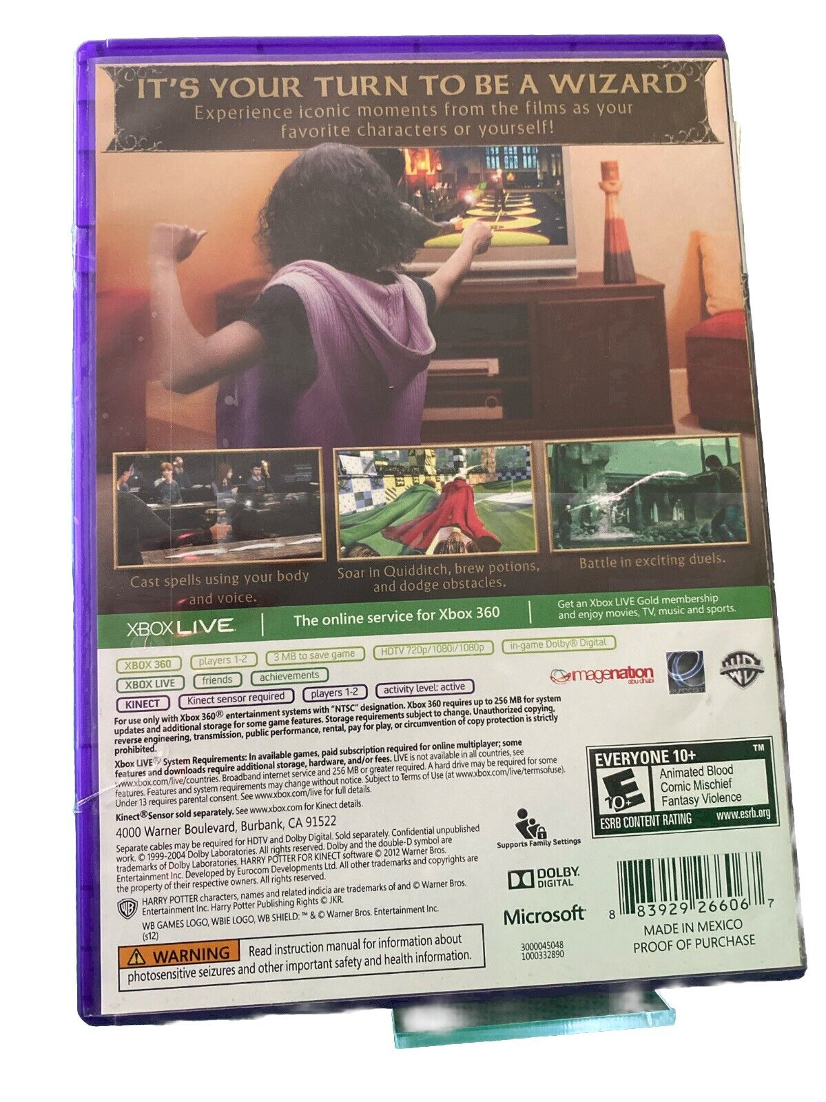 Harry Potter For Kinect-Xbox 360