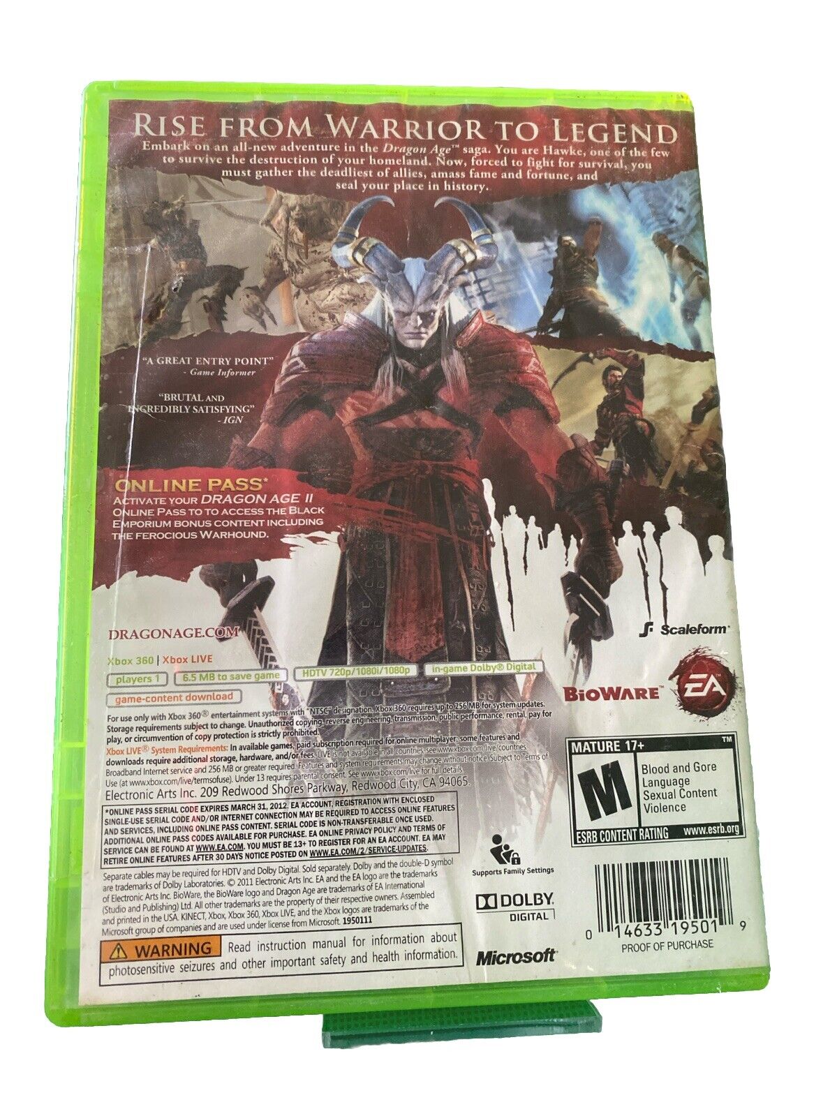 Dragon Age II 2-Xbox 360