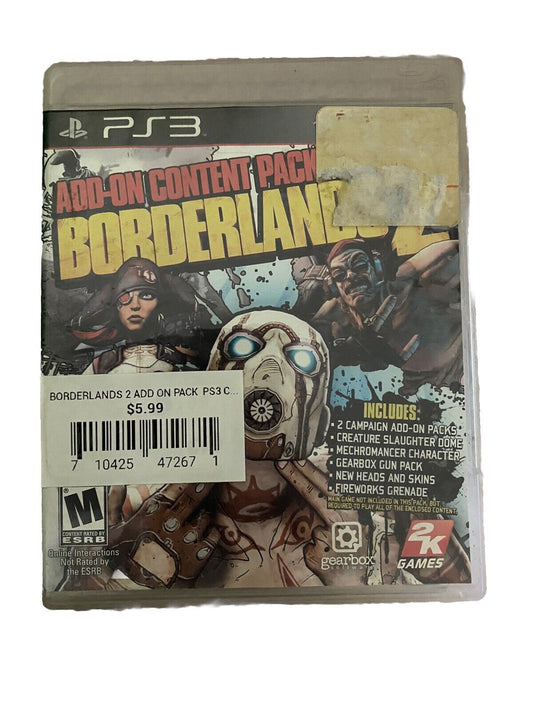 Borderlands 2 Add On Pack-PS3