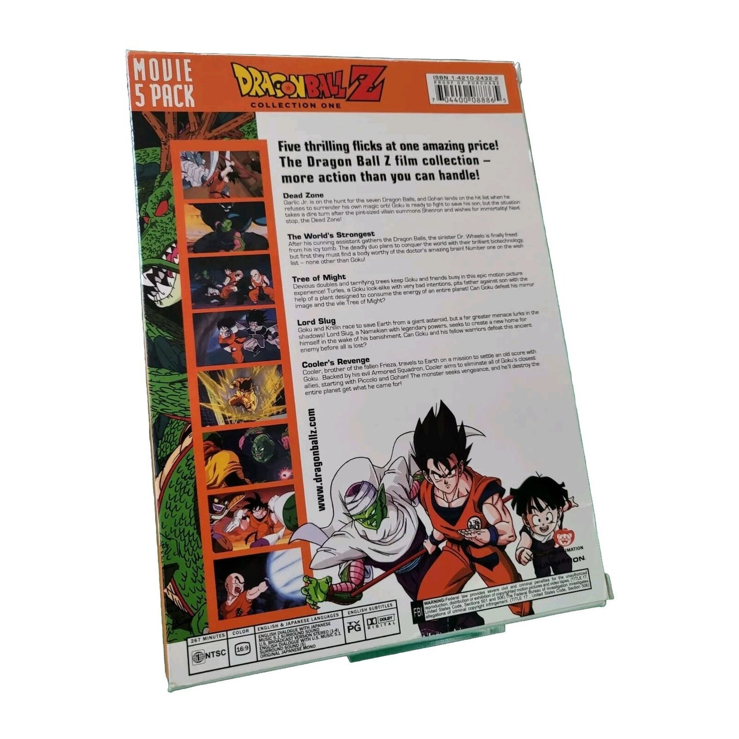 Dragonball Z Collection 1 Movie 5 Pack DVD