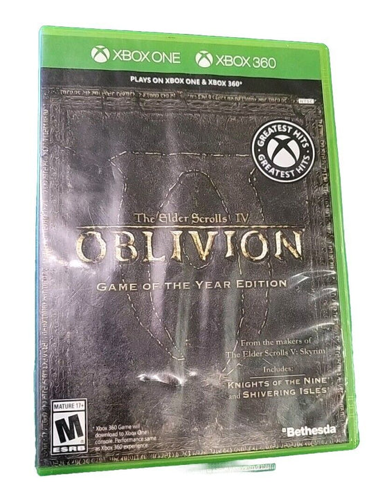 Elder Scrolls IV Skyrim Oblivion Game Of The Year-Xbox 360/Xbox One