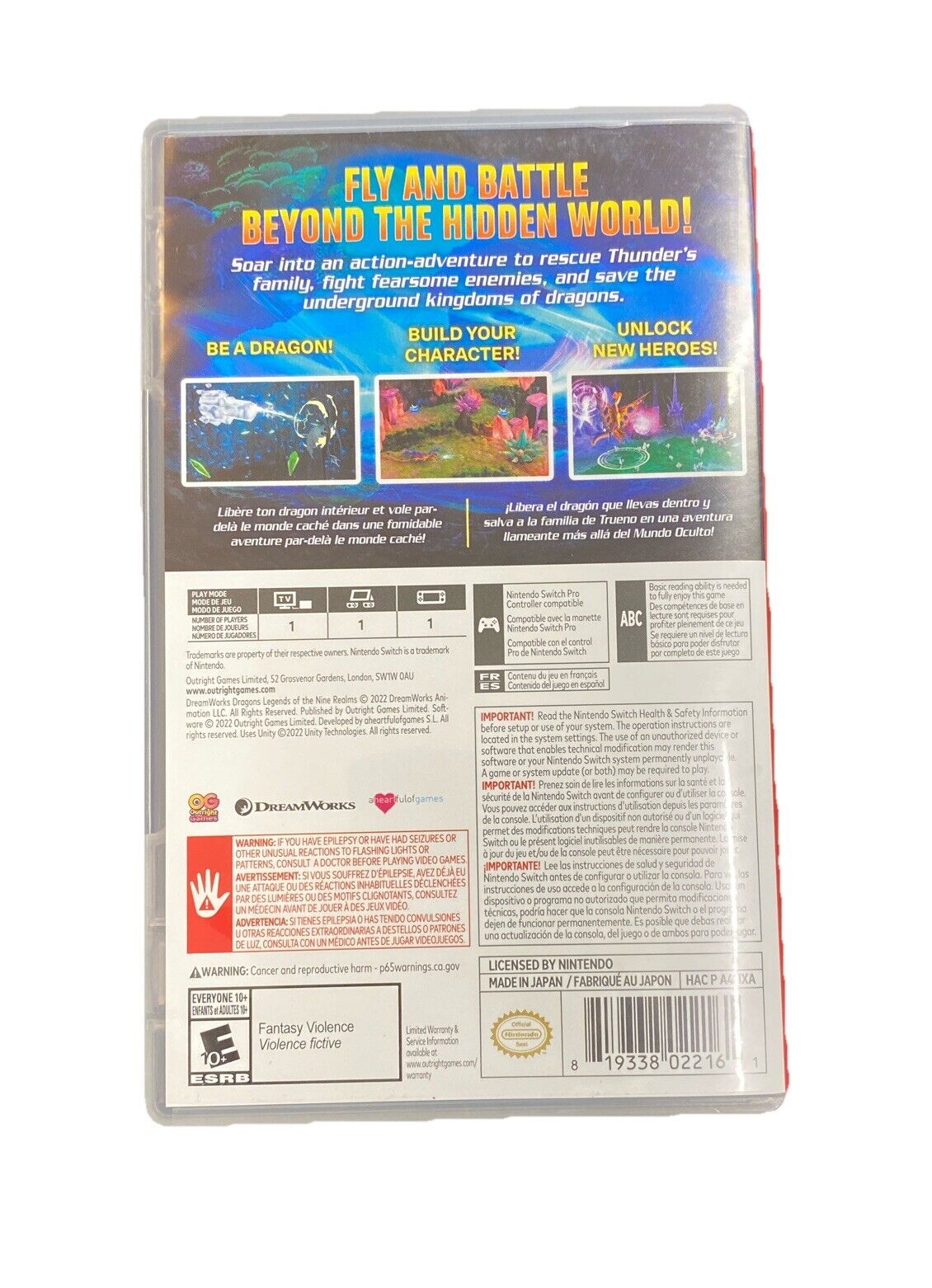 Dragons Legends Of The Nine Realms-Nintendo Switch