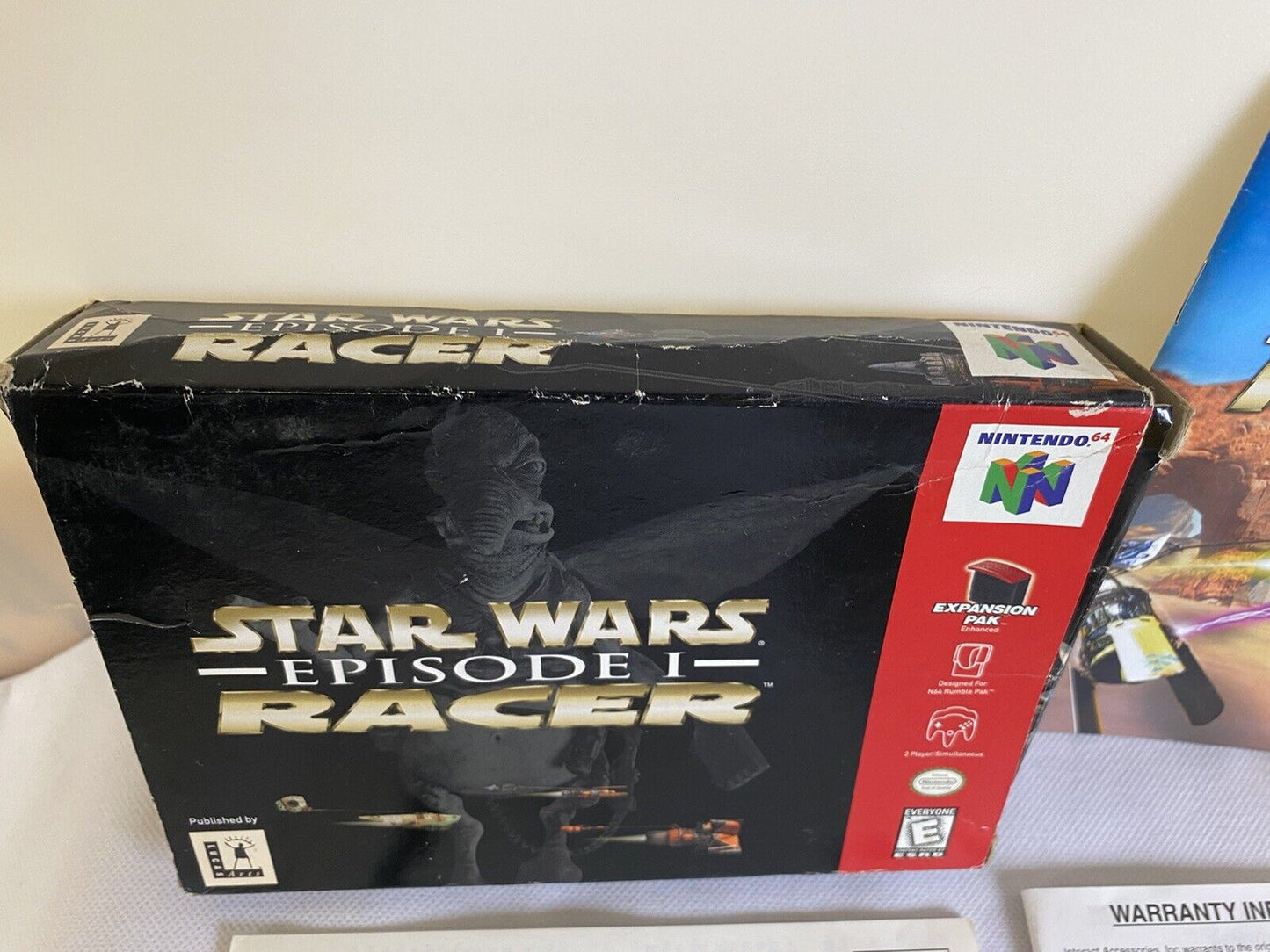 Star Wars Episode 1 Racer N64 CIB Authentic Complete With Manual & Insert