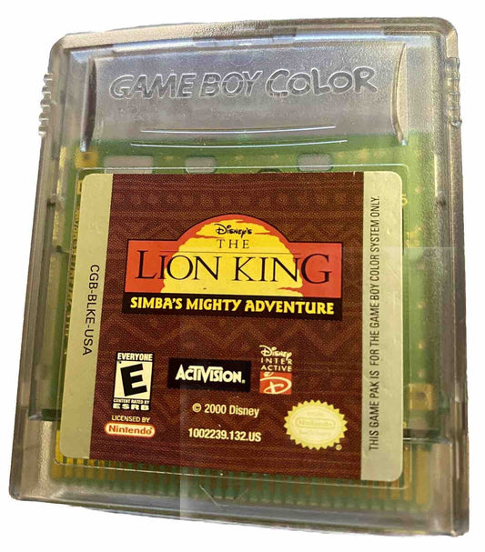 The Lion King Simbas Mighty Adventure-Gameboy Color