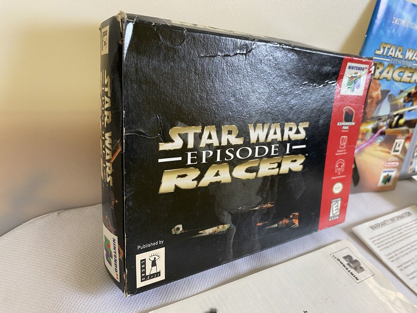 Star Wars Episode 1 Racer N64 CIB Authentic Complete With Manual & Insert