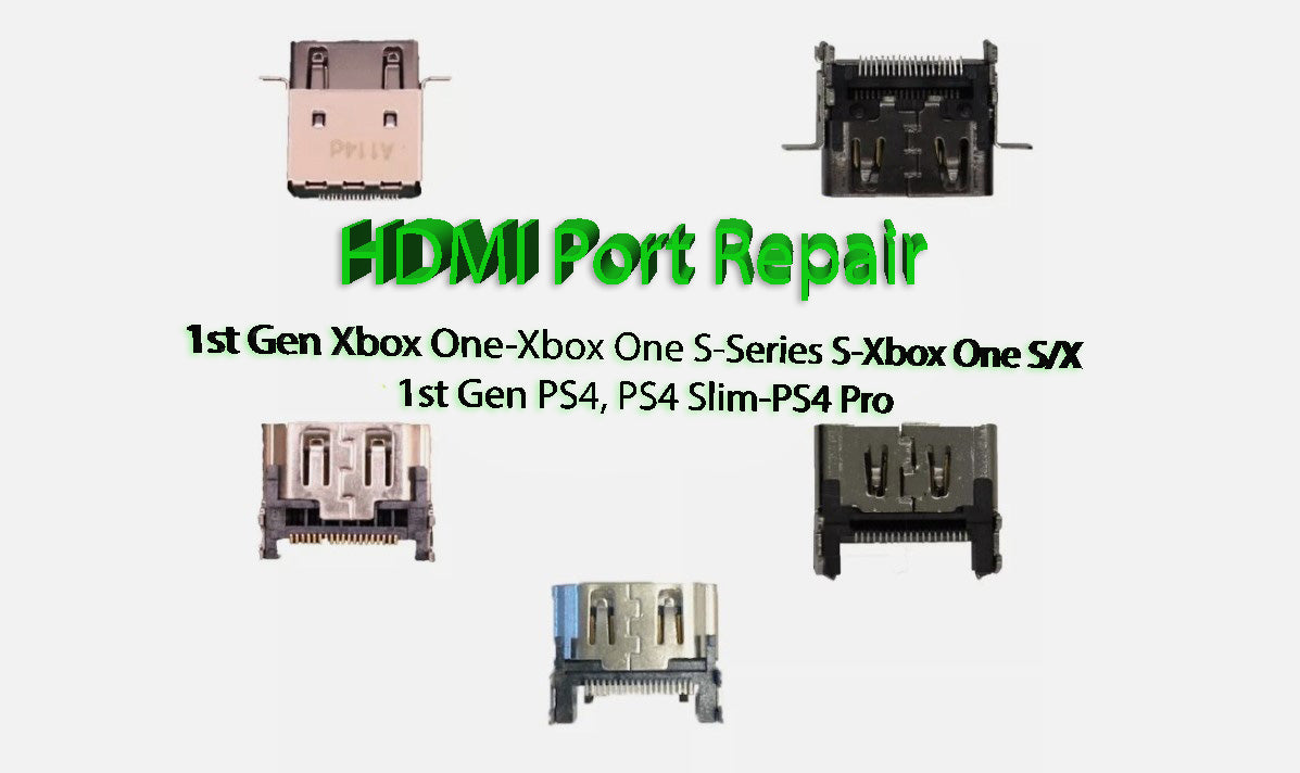 PS4 PS5 Xbox One Series S/X HDMI Port Replacement Service