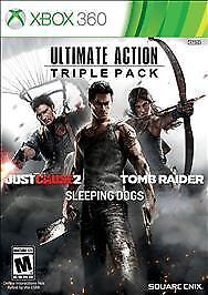 Ultimate Triple Action Pack 3 Game in 1-Xbox 360