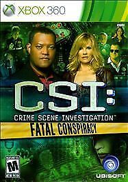 CSI Fatal Conspiracy-Xbox 360